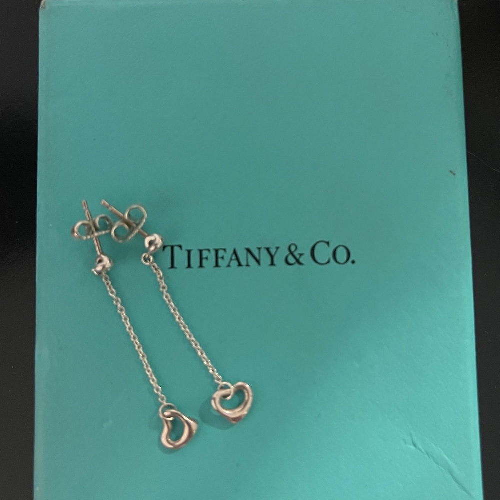 Tiffany’s Diamond by the Yard Open Heart Earrings!